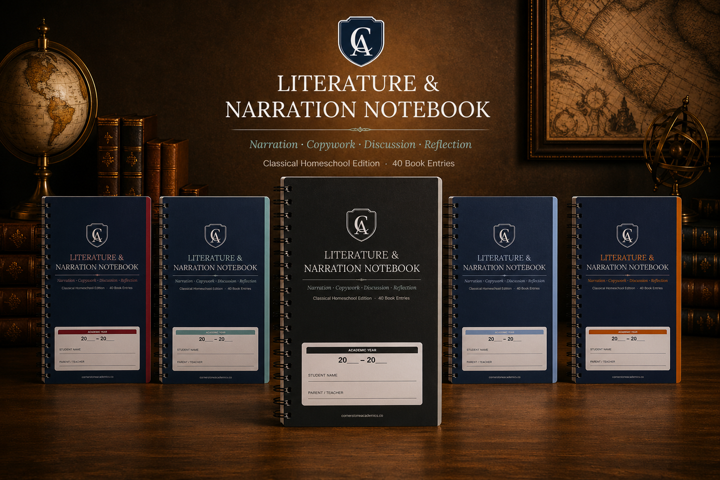 Cornerstone Academics Literature & Narration Notebook – Classical Homeschool Edition