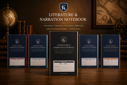 Cornerstone Academics Literature & Narration Notebook – Classical Homeschool Edition