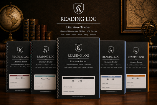 Cornerstone Academics Reading Log – Classical Homeschool Edition