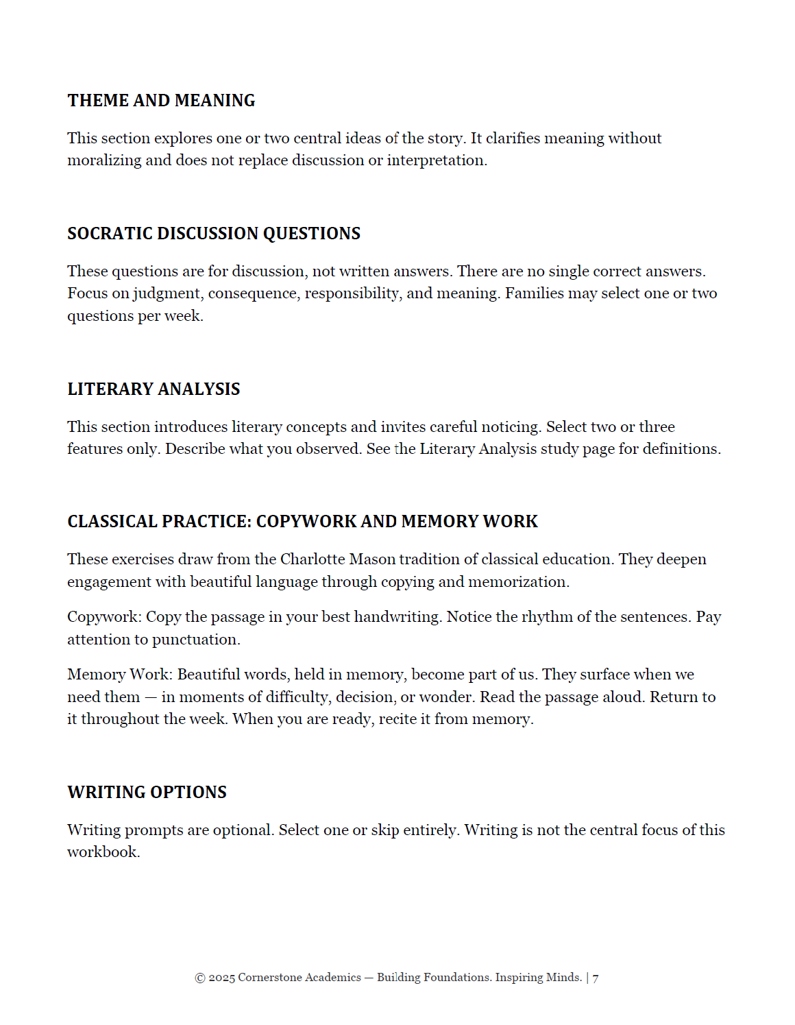 Vanguard Literature Grade 6 — Full-Year Curriculum Bundle, Illustrated Edition | Cornerstone Academics