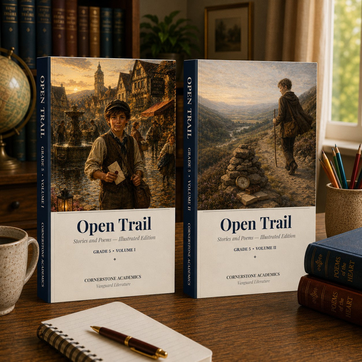 Sample page 1 from Grade 5 Literature Curriculum Bundle, Grade 5 homeschool curriculum