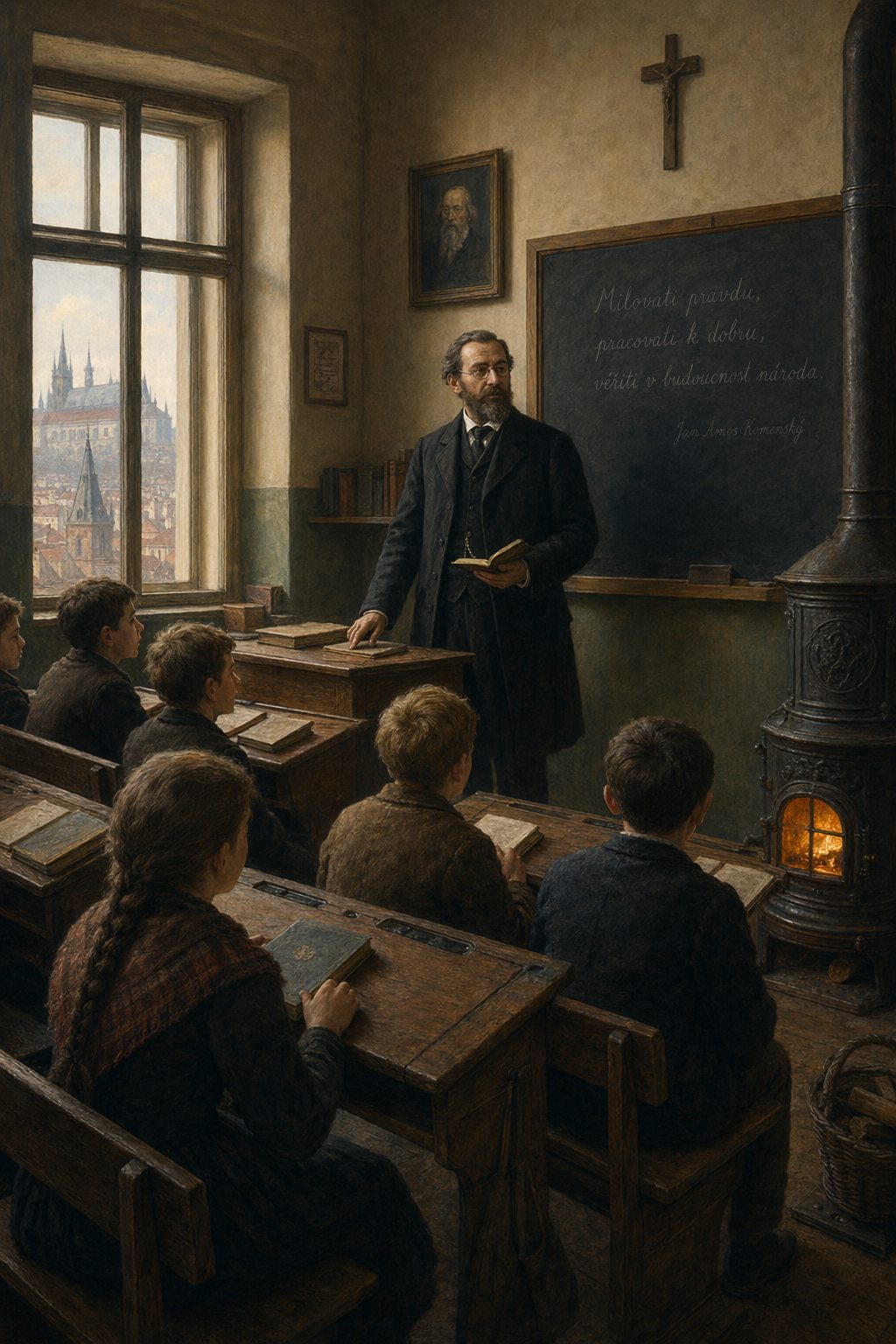 Front cover of Jan Moser's Last Lesson, a Grade 11 literature packet from Cornerstone Academics