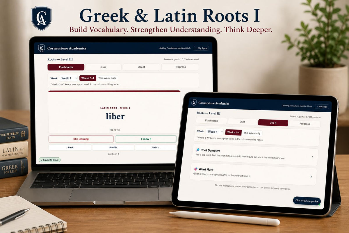 Sample page 2 from Greek & Latin Roots Level I Practice App