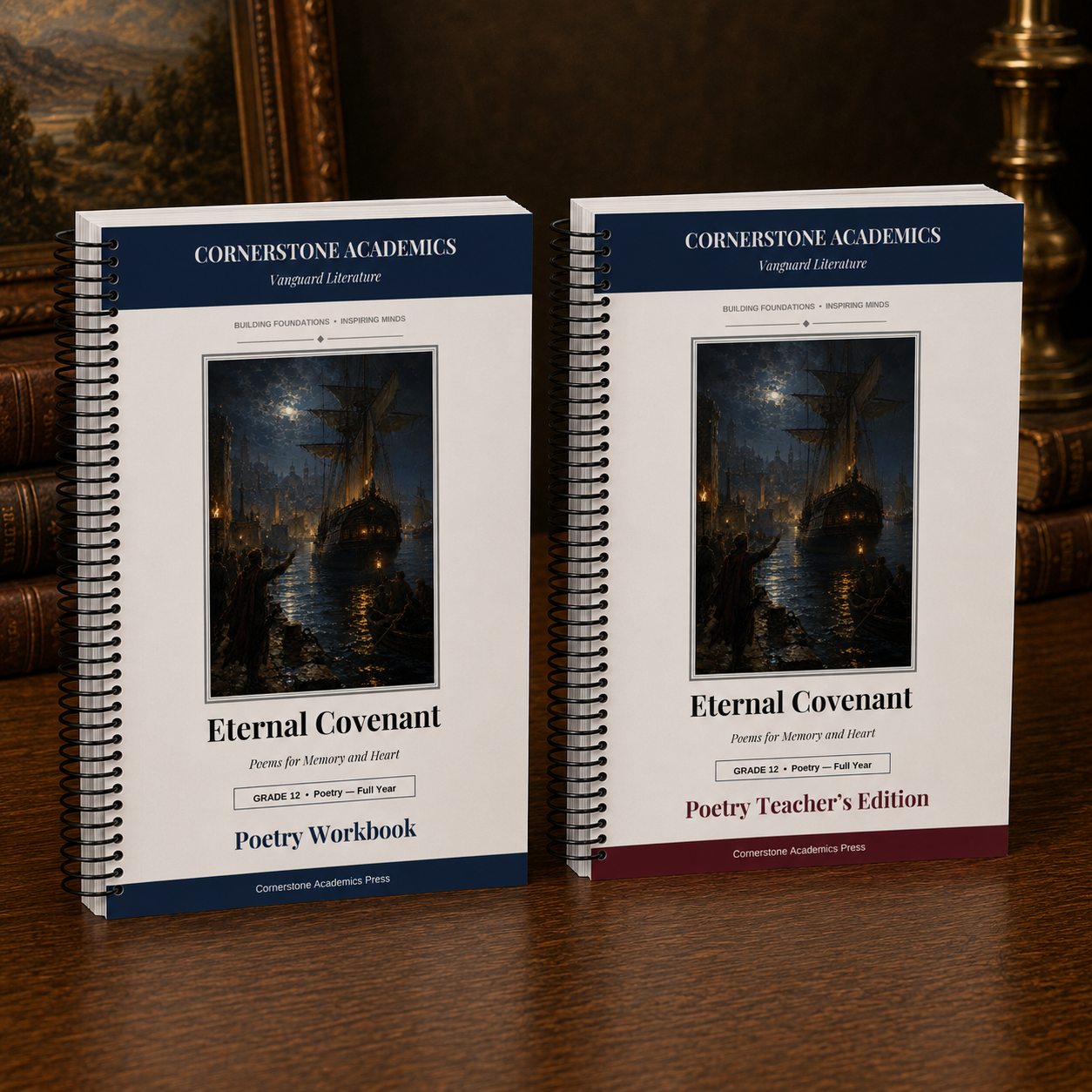 Front cover of Grade 12 Literature Poetry Companion Set, a Grade 12 homeschool curriculum from Cornerstone Academics