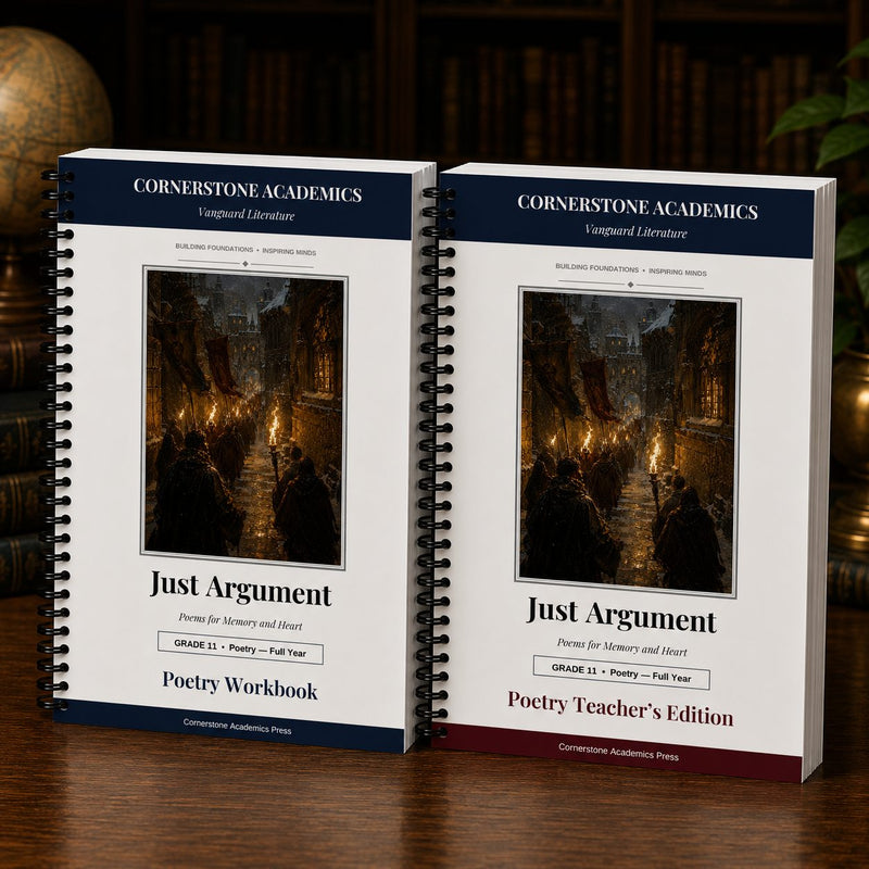 Front cover of Grade 11 Literature Poetry Companion Set, a Grade 11 homeschool curriculum from Cornerstone Academics