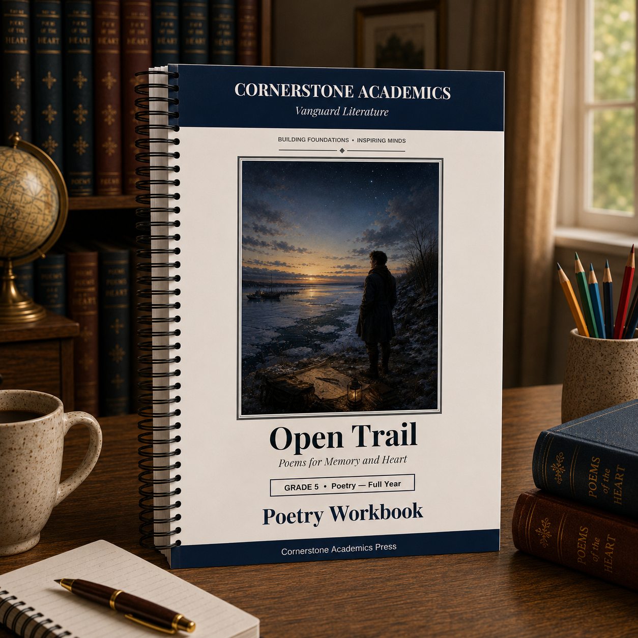 Front cover of Grade 5 Literature Poetry Companion Student Workbook, a Grade 5 homeschool curriculum