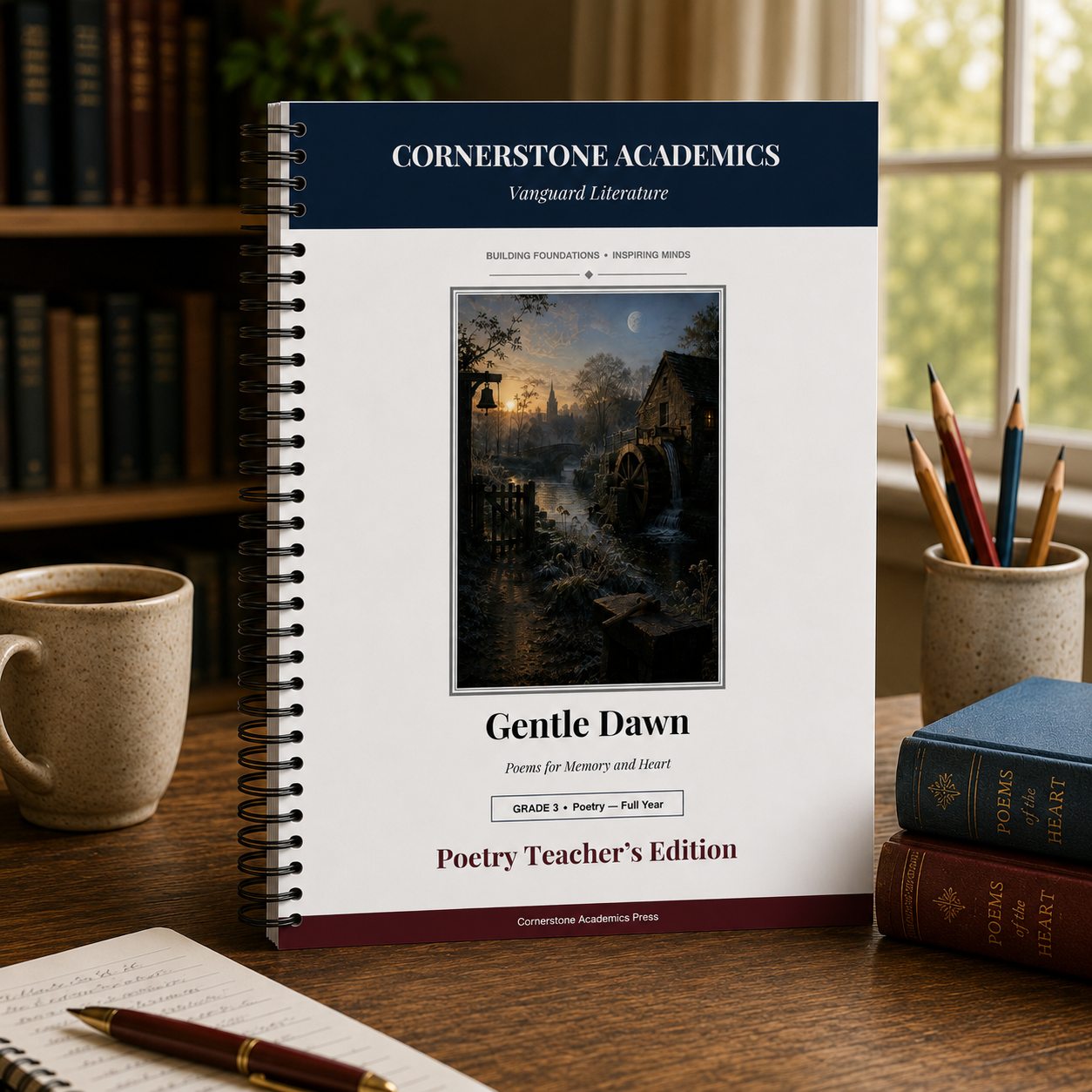 Front cover of Grade 3 Literature Poetry Companion Teacher's Edition, a Grade 3 homeschool curriculum