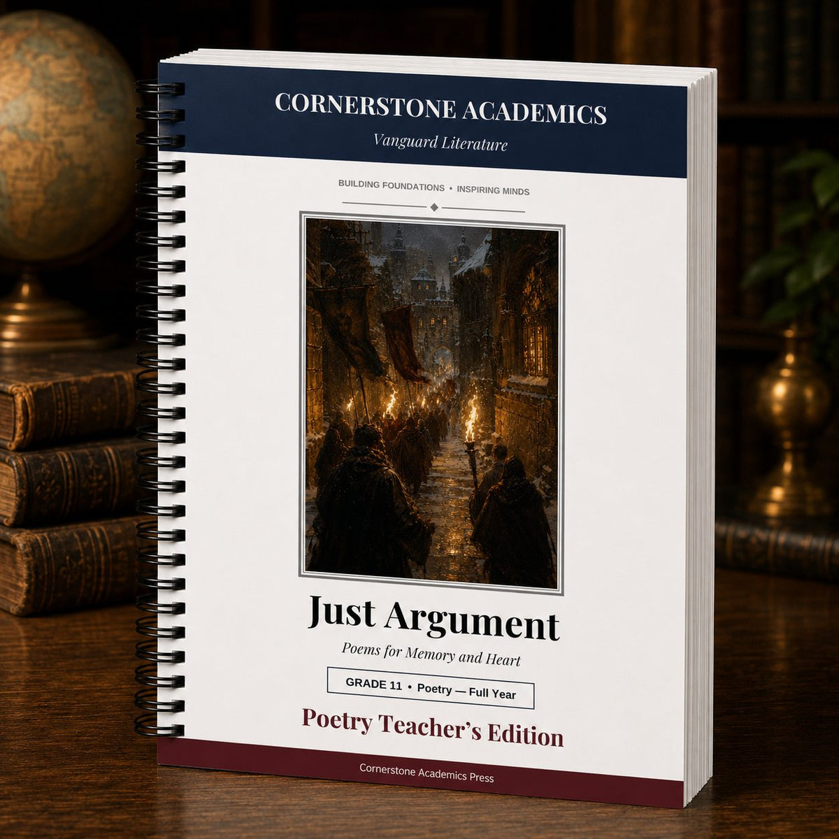 Front cover of Grade 11 Literature Poetry Companion Teacher's Edition, a Grade 11 homeschool curriculum