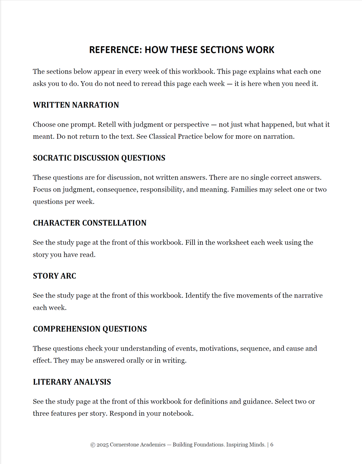 Sample page 3 from Grade 9 Literature Student Workbook Set, Grade 9 homeschool curriculum
