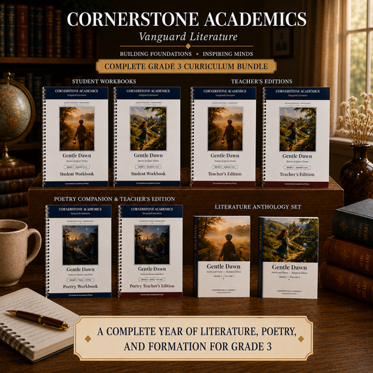Vanguard Literature Grade 3 — Full-Year Curriculum Bundle, Standard Edition | Cornerstone Academics