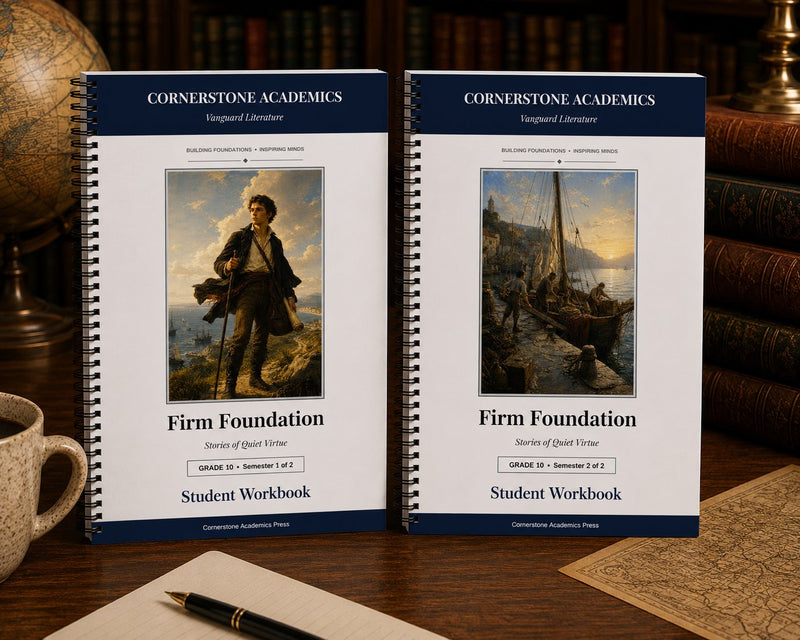 Front cover of Grade 10 Literature Student Workbook Set, a Grade 10 homeschool curriculum from Cornerstone Academics
