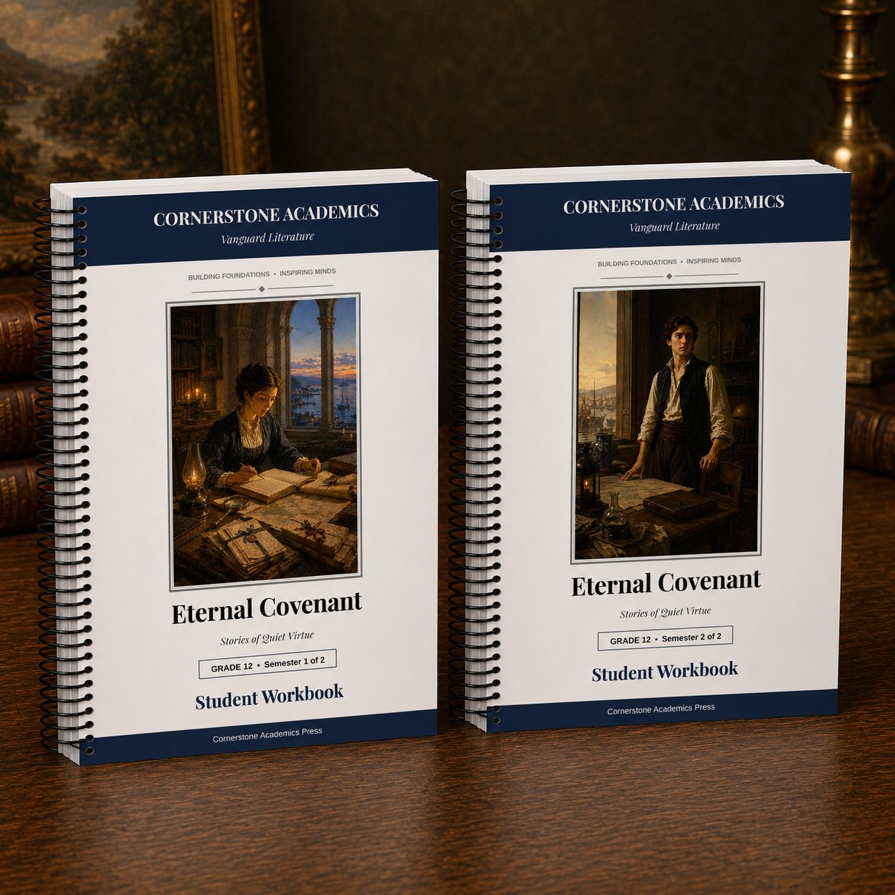 Front cover of Grade 12 Literature Student Workbook Set, a Grade 12 homeschool curriculum from Cornerstone Academics