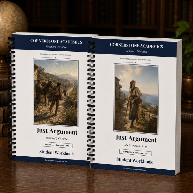 Front cover of Grade 11 Literature Student Workbook Set, a Grade 11 homeschool curriculum from Cornerstone Academics