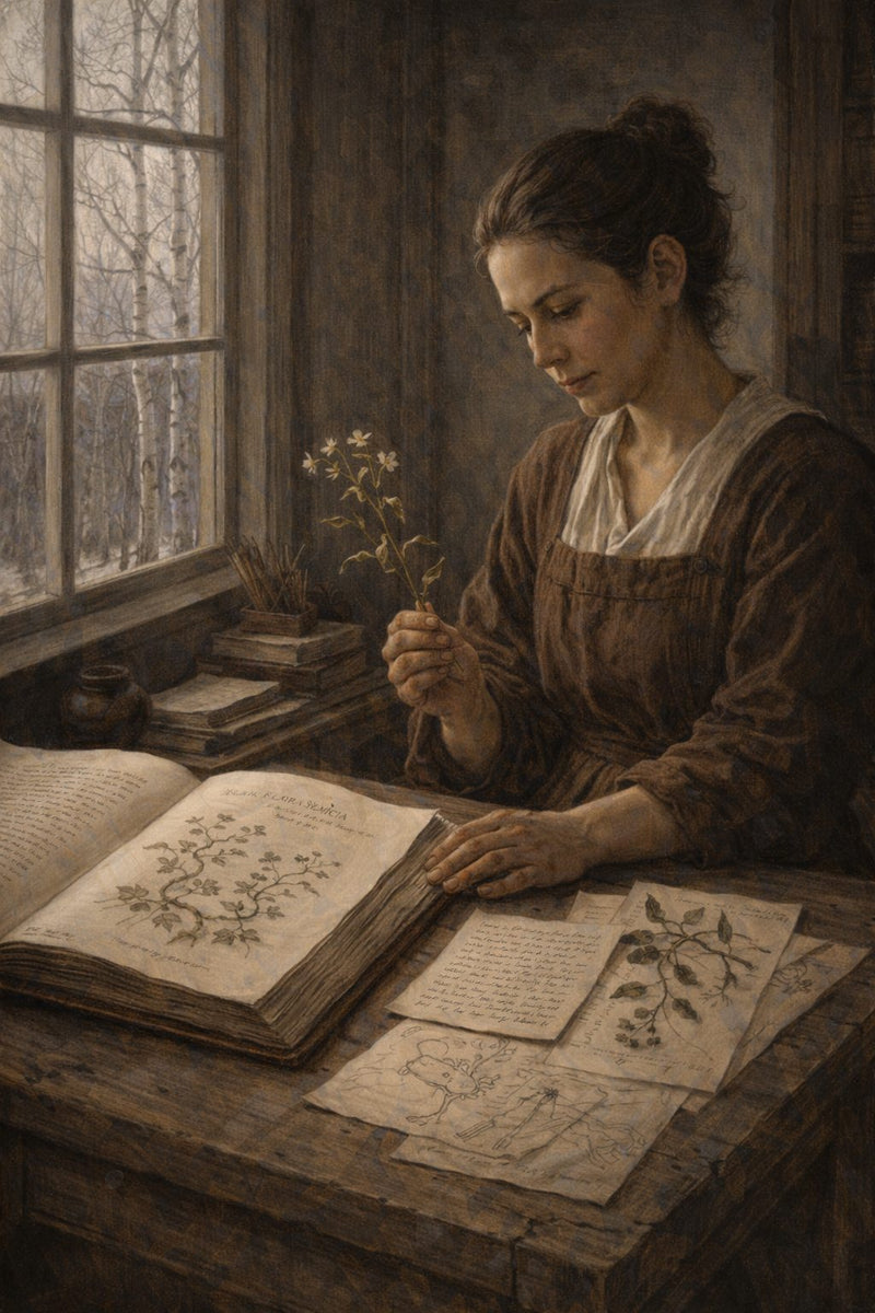 Front cover of The Botanist's Daughter, a Grade 9 literature packet from Cornerstone Academics