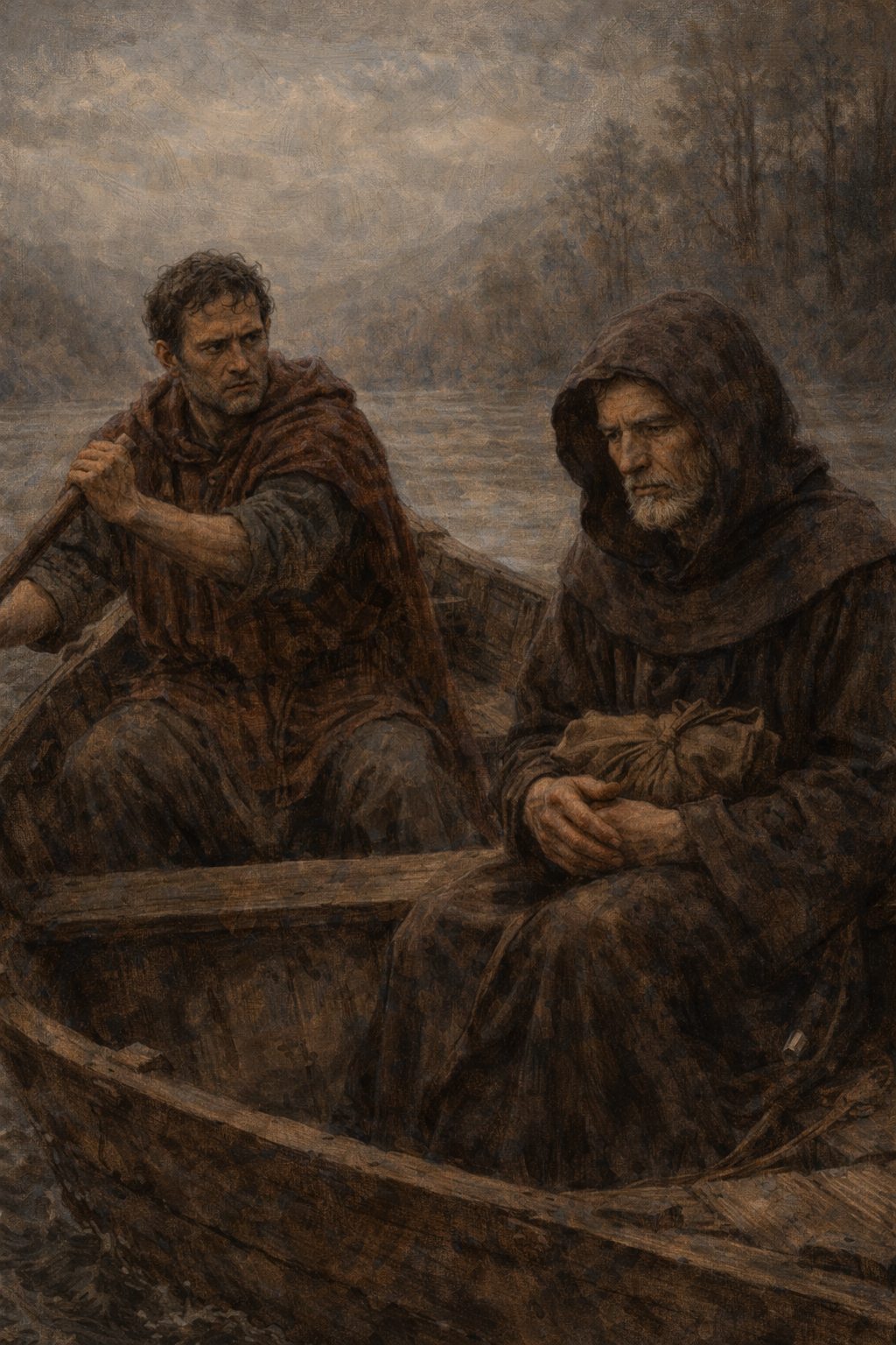 Front cover of The Ferryman, a Grade 9 literature packet from Cornerstone Academics