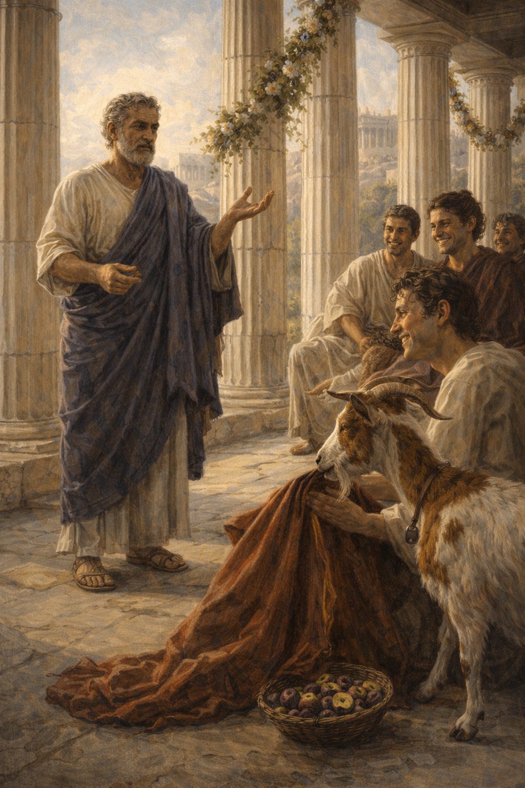 Front cover of The Philosopher's Goat, a Grade 9 literature packet from Cornerstone Academics