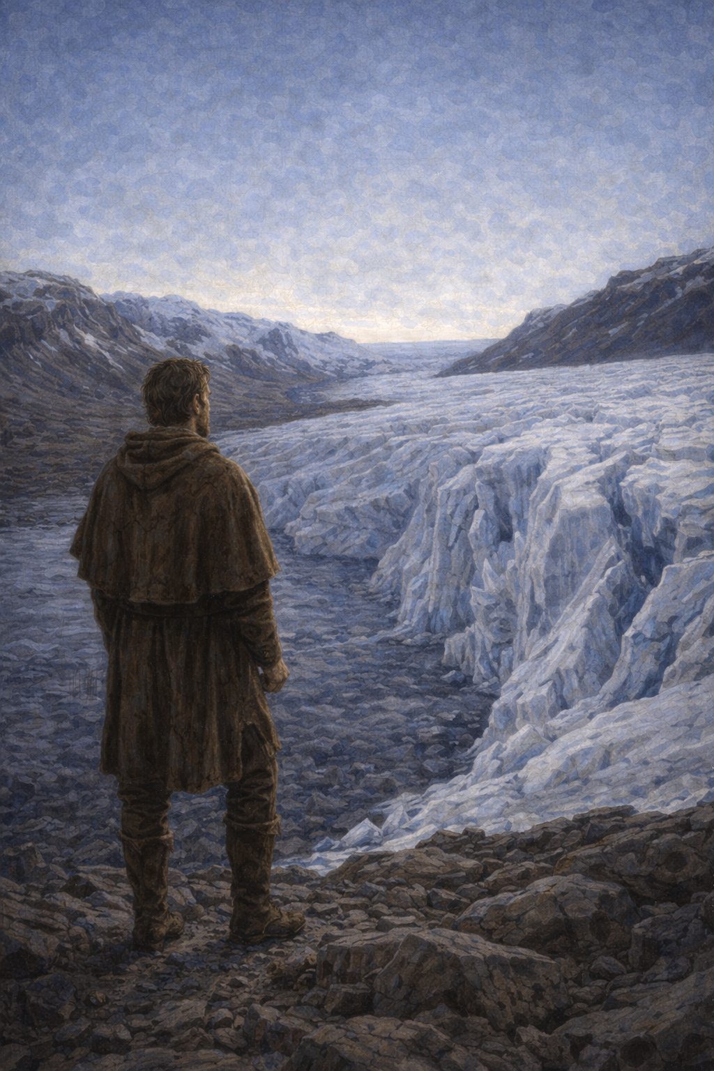 Front cover of The Sound the Ice Makes, a Grade 9 literature packet from Cornerstone Academics
