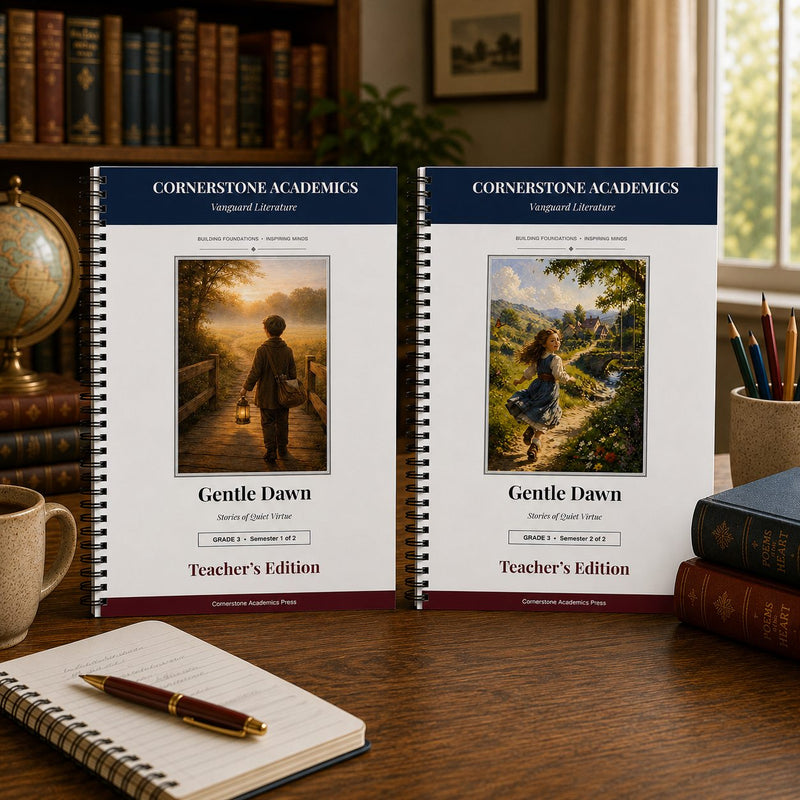 Teacher's edition page from Grade 3 Literature Teacher's Edition Set, Grade 3 homeschool curriculum