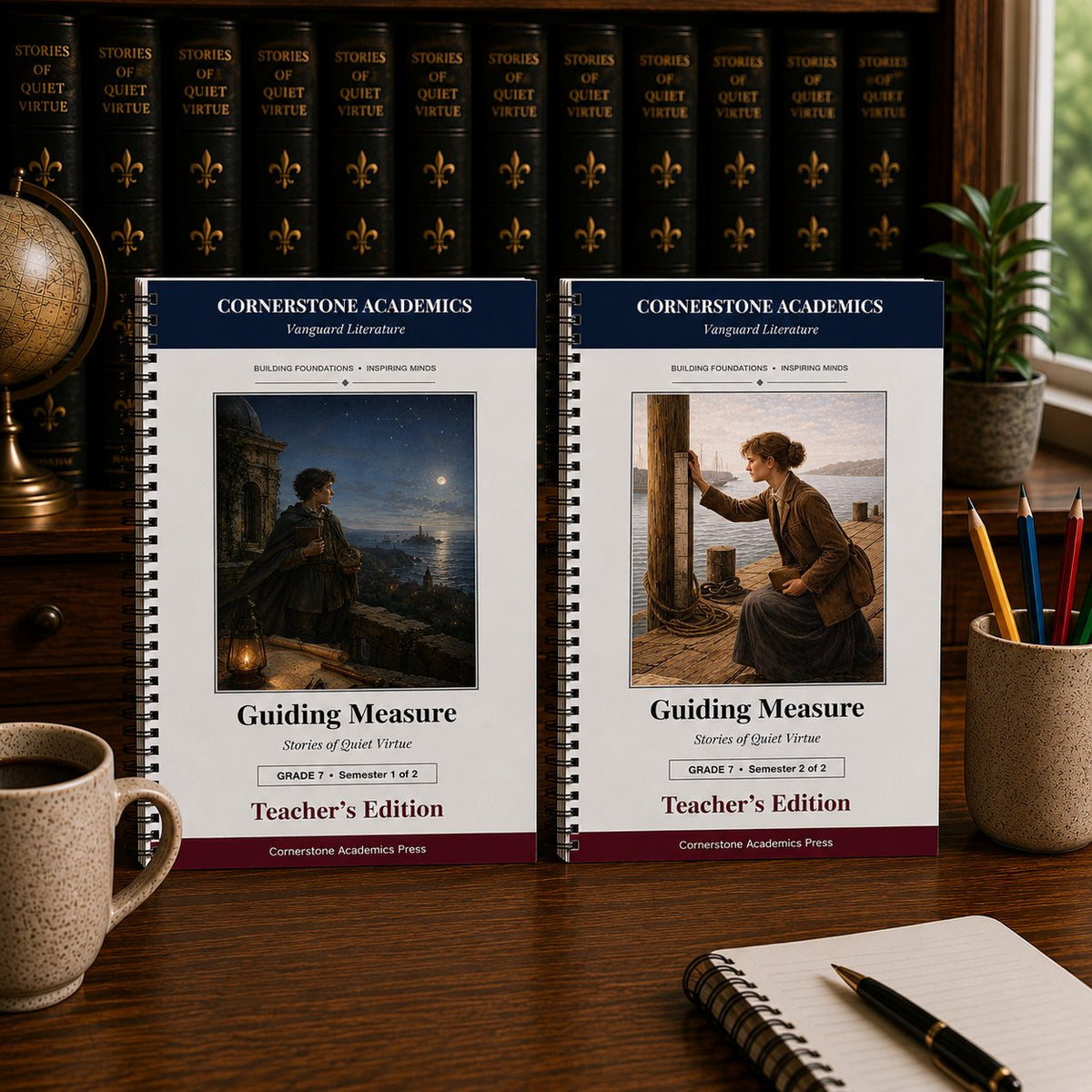 Teacher's edition page from Grade 7 Literature Teacher's Edition Set, Grade 7 homeschool curriculum