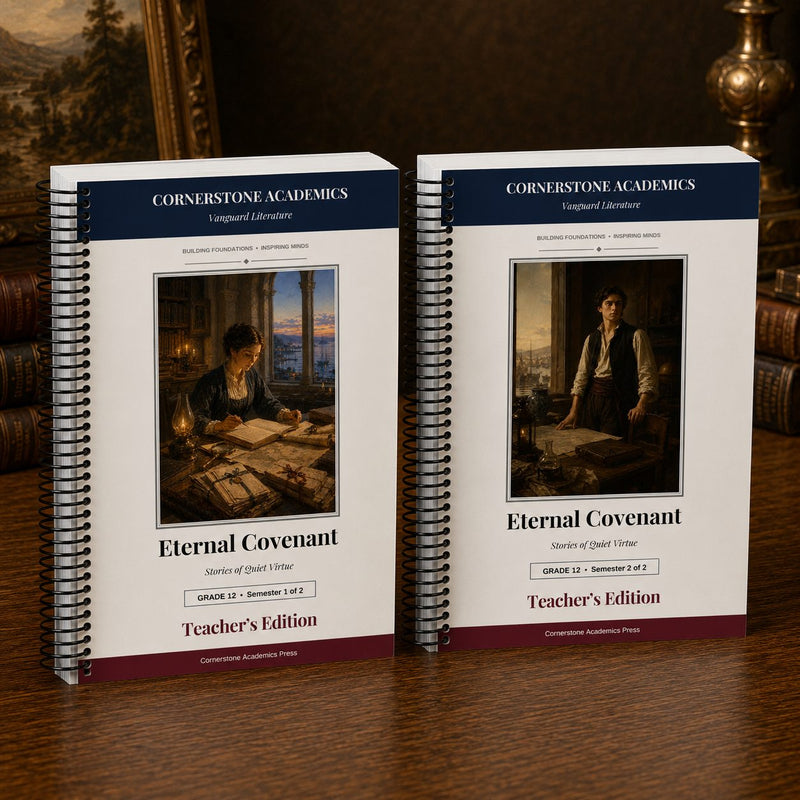 Teacher's edition page from Teacher’s Edition Set, Grade 12 homeschool curriculum