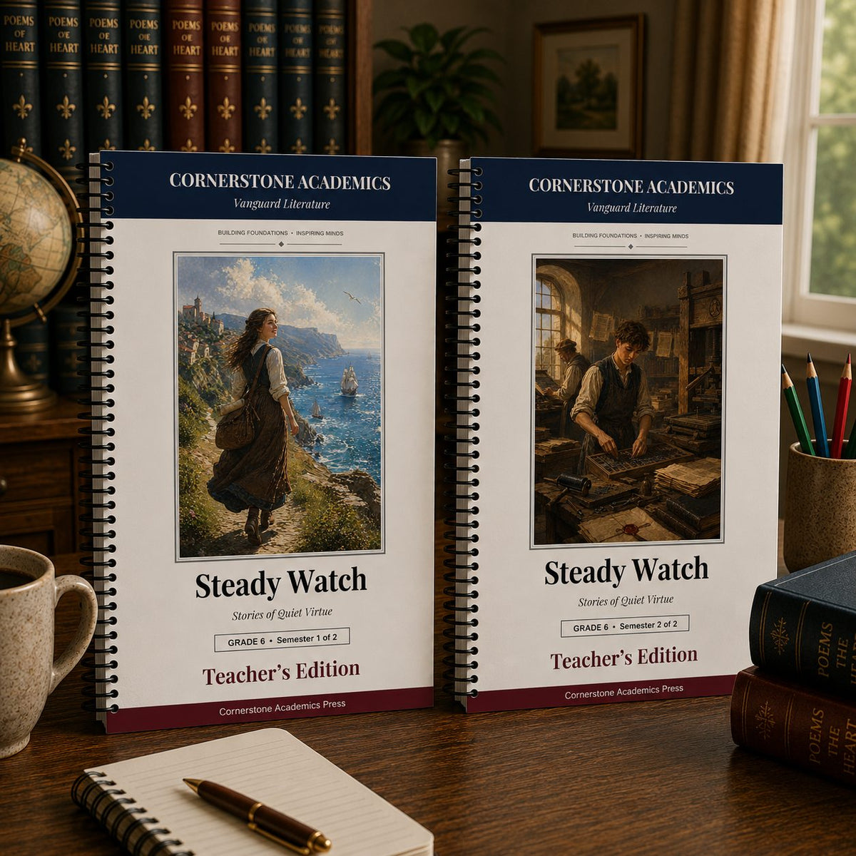 Teacher's edition page from Grade 6 Literature Teacher's Edition Set, Grade 6 homeschool curriculum