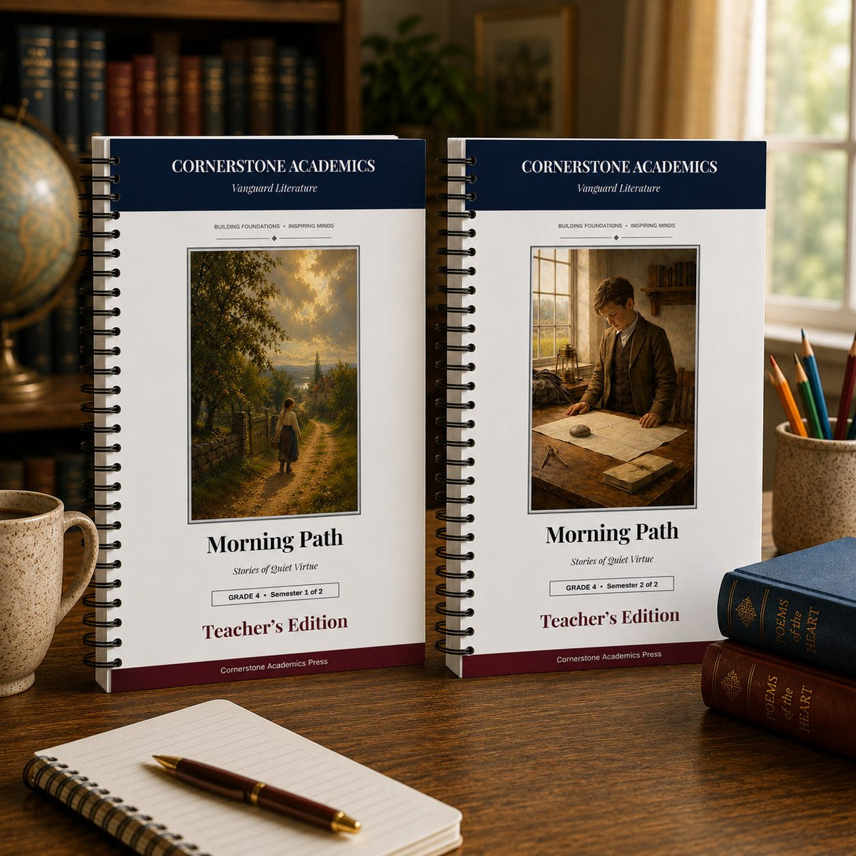Teacher's edition page from Grade 4 Literature Teacher's Edition Set, Grade 4 homeschool curriculum