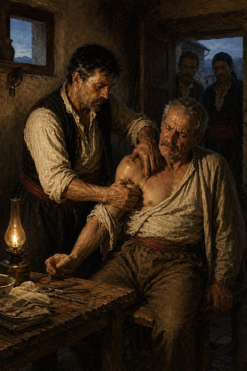 Front cover of The Bone Setter of Dalmatia, a Grade 12 literature packet from Cornerstone Academics