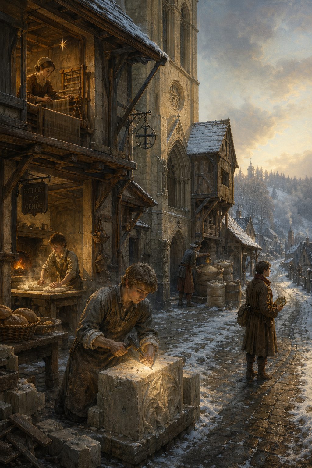 Front cover of The Boy Who Worked Before Dawn and Other Fairy Tales, a literature packet from Cornerstone Academics