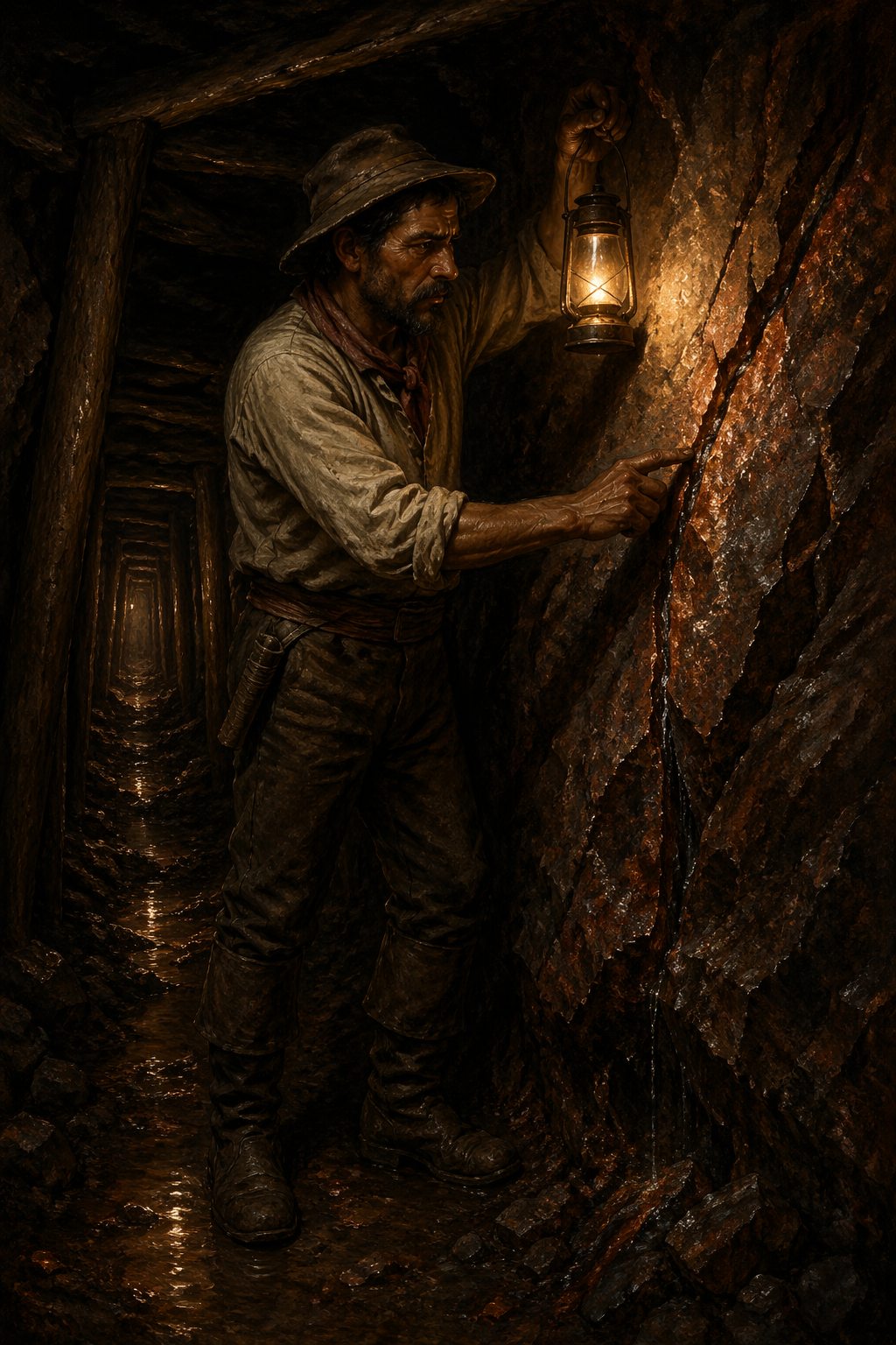 Front cover of The Copper Mine, a Grade 12 literature packet from Cornerstone Academics