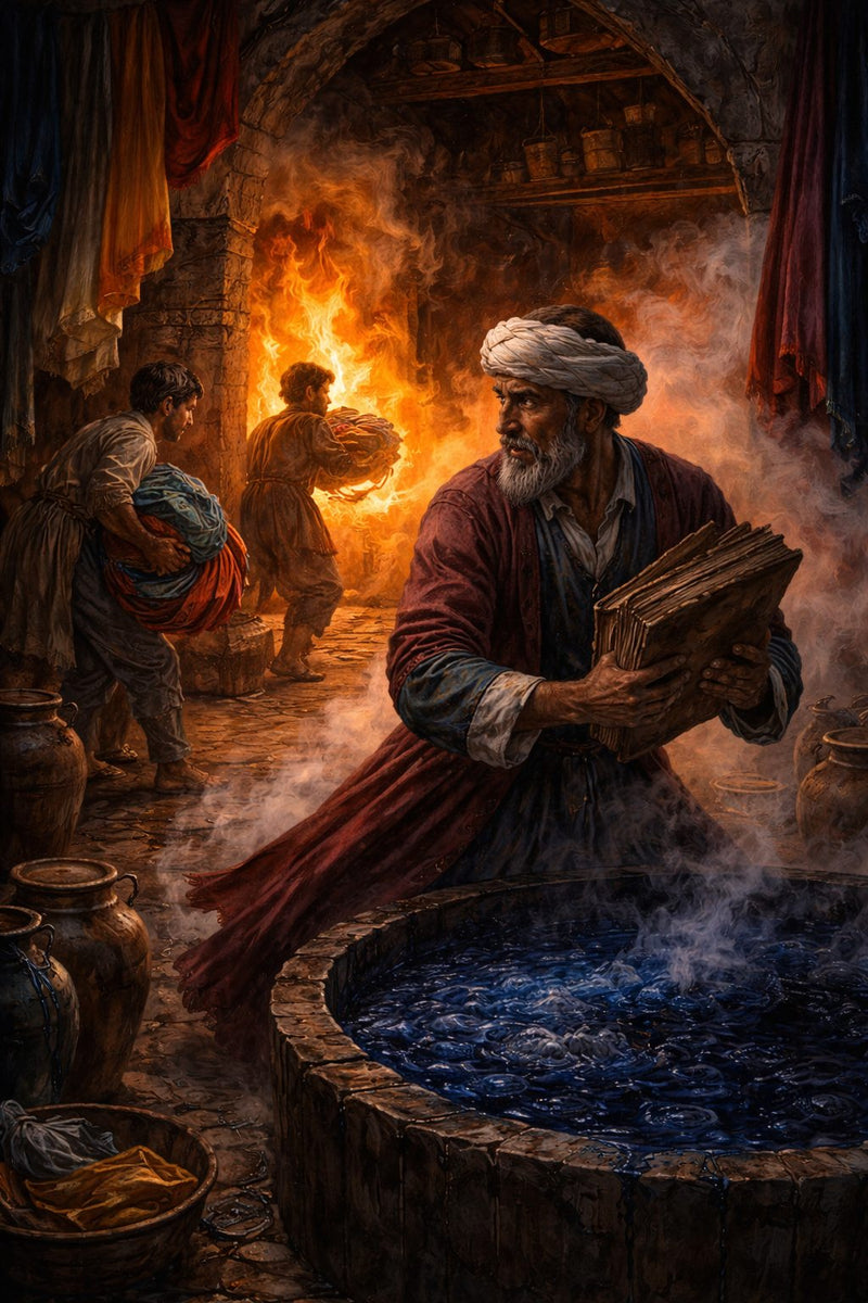 Front cover of The Dyer and the Burning Vat — Grade 9 Free Sample, a Grade 9 literature packet from Cornerstone Academics