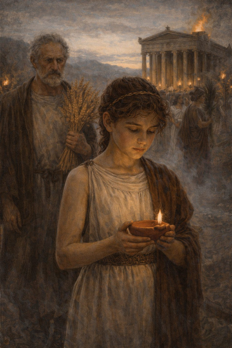 Front cover of The Lamp for Demeter, a Grade 4 literature packet from Cornerstone Academics