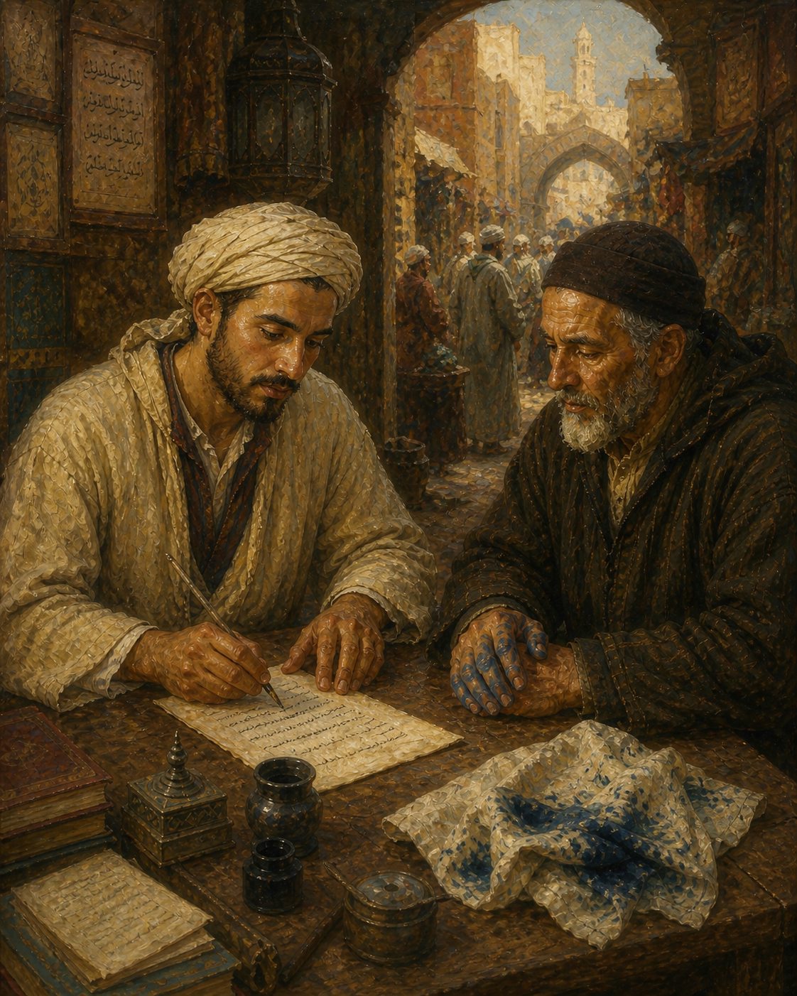 Front cover of The Letter Writer of Marrakesh, a Grade 11 literature packet from Cornerstone Academics