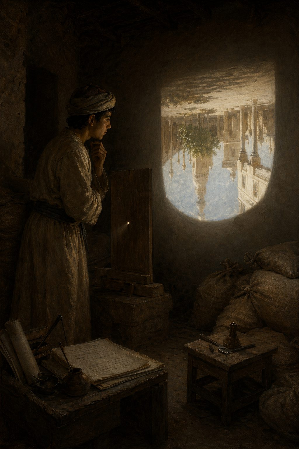 Front cover of The Mirror of Ibn al-Haytham, a Grade 9 literature packet from Cornerstone Academics