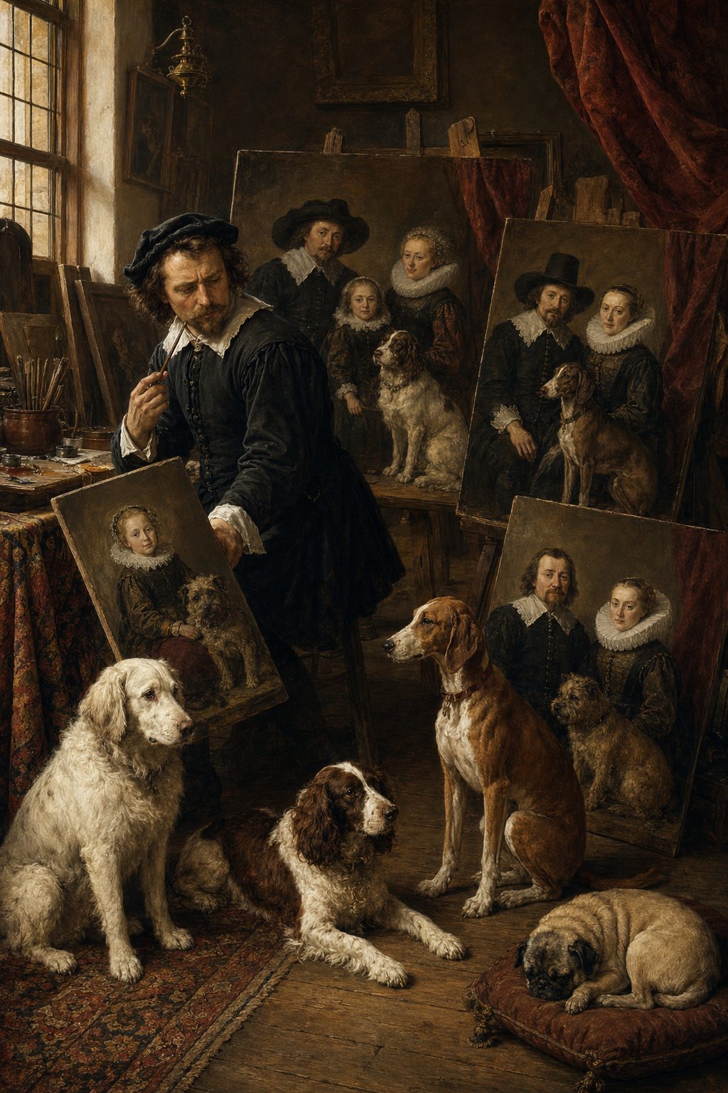 Front cover of The Portrait Painter's Problem, a Grade 11 literature packet from Cornerstone Academics