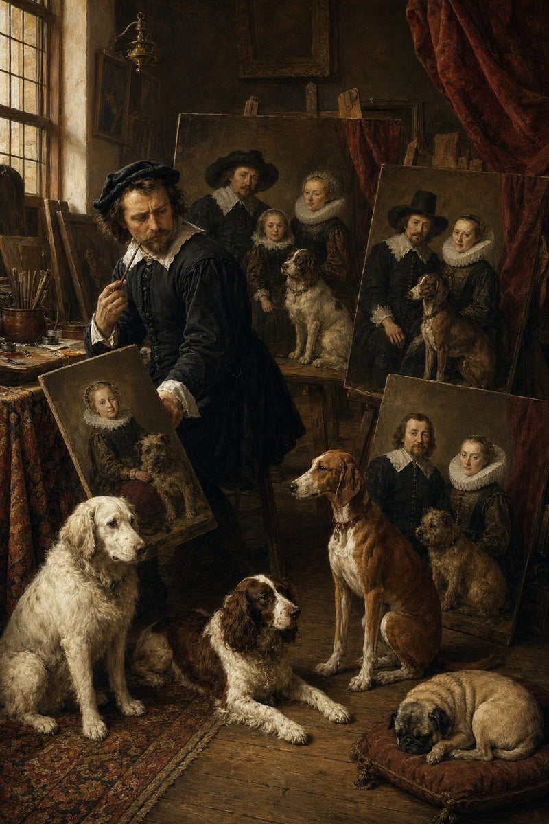 Front cover of The Portrait Painter's Problem, a Grade 11 literature packet from Cornerstone Academics
