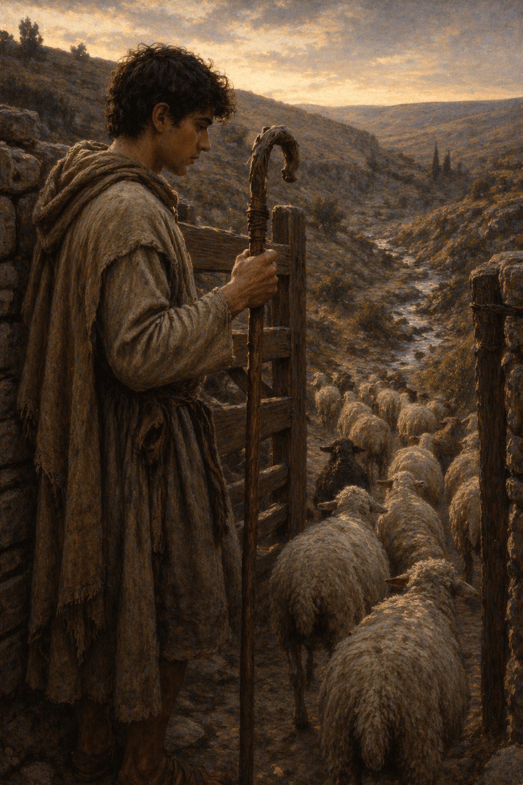 Front cover of The Shepherd's Staff, a Grade 4 literature packet from Cornerstone Academics