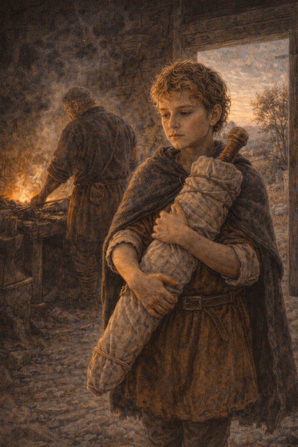 Front cover of The Sword Delivery, a Grade 3 literature packet from Cornerstone Academics