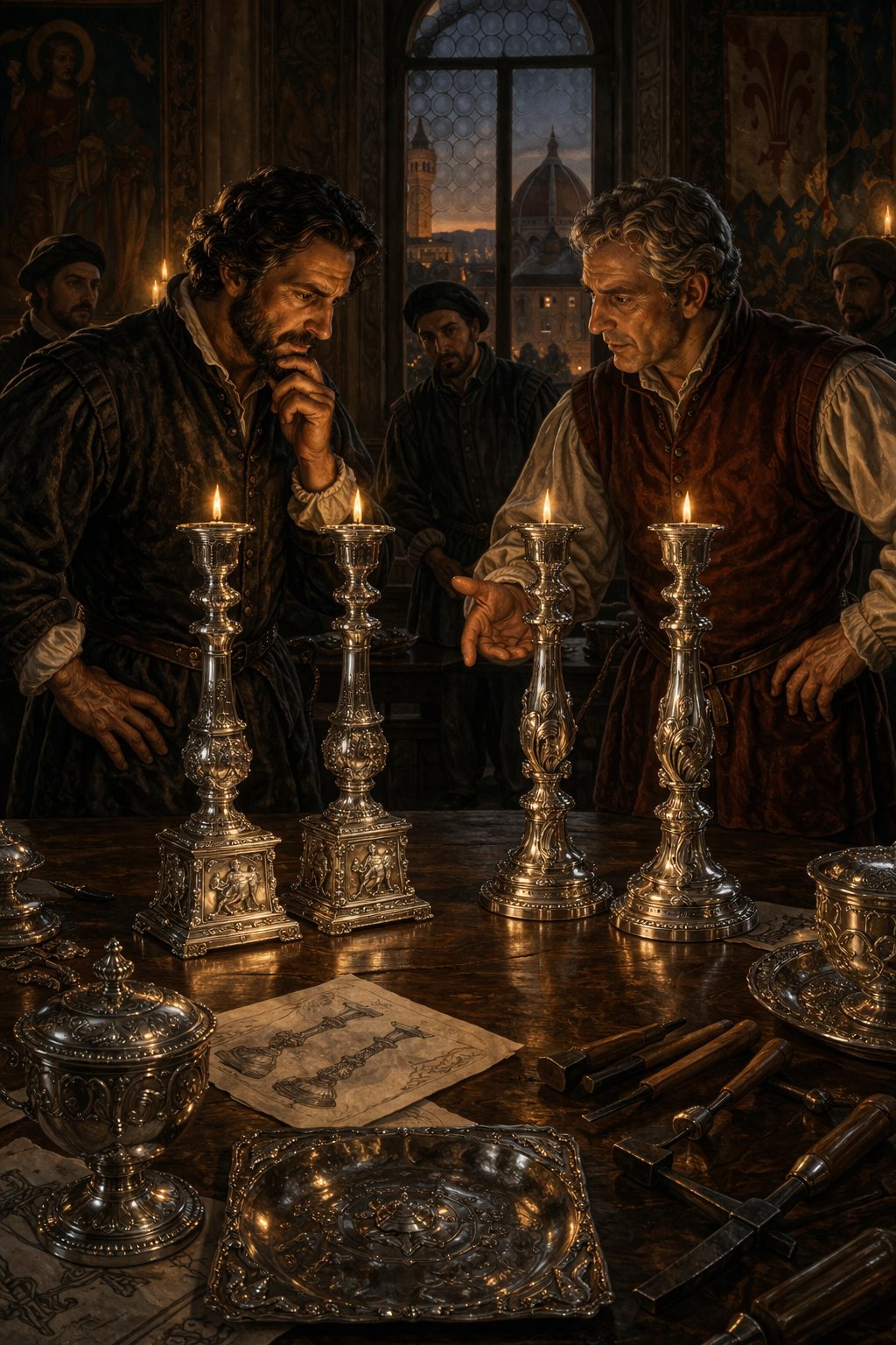 Front cover of The Two Silversmiths, a Grade 10 literature packet from Cornerstone Academics