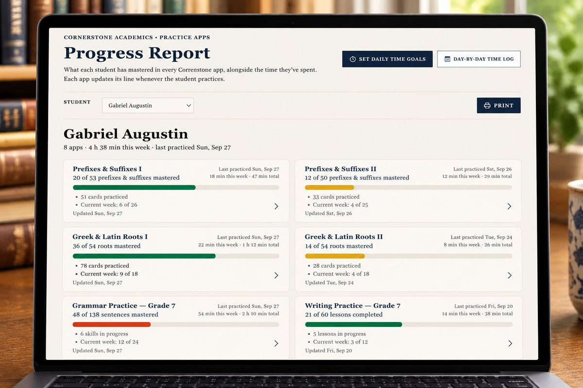 Grade 7 Grammar Practice App: The Apprentice’s Measure