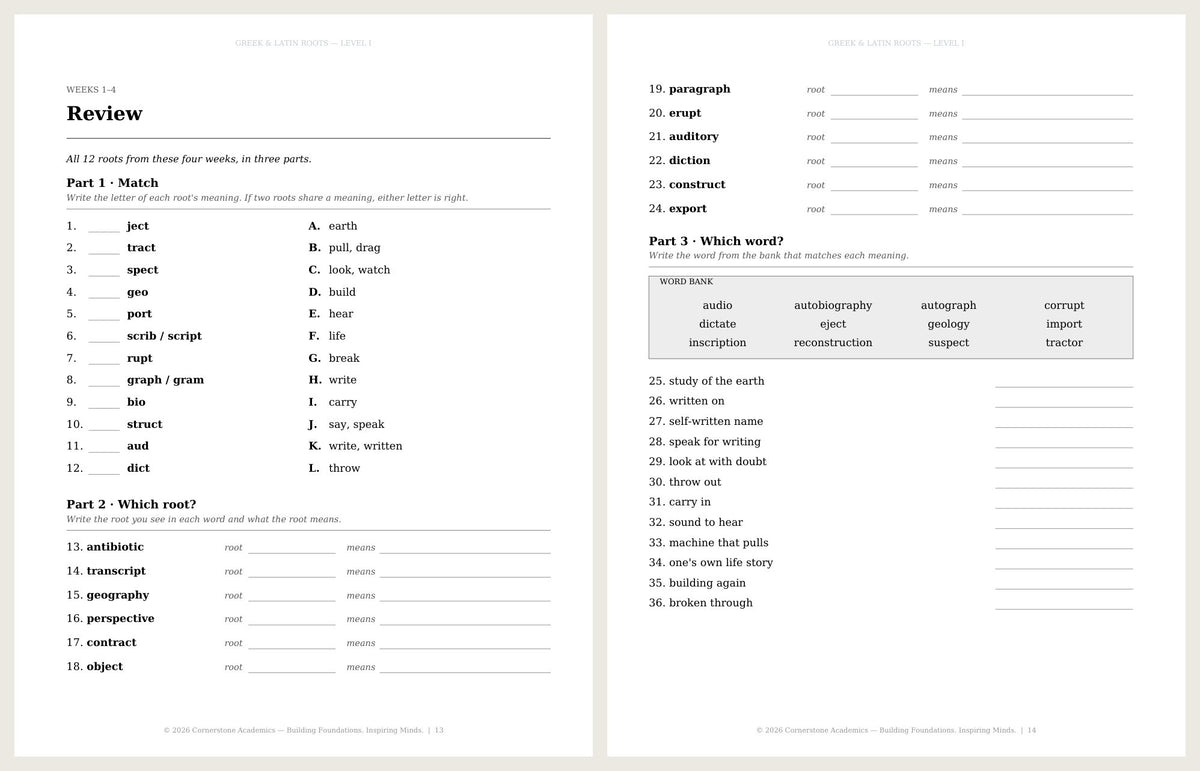 Greek & Latin Roots I - image 5