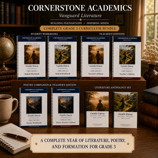 Vanguard Literature Grade 3 — Full-Year Curriculum Bundle, Illustrated Edition | Cornerstone Academics
