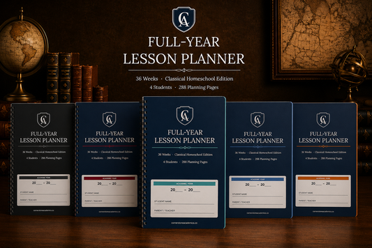 Cornerstone Academics Full-Year Lesson Planner – Classical Homeschool Edition