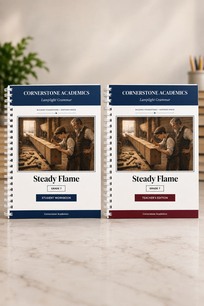 Grade 7 Grammar: Steady Flame — Complete Set (Color Teacher’s Edition)