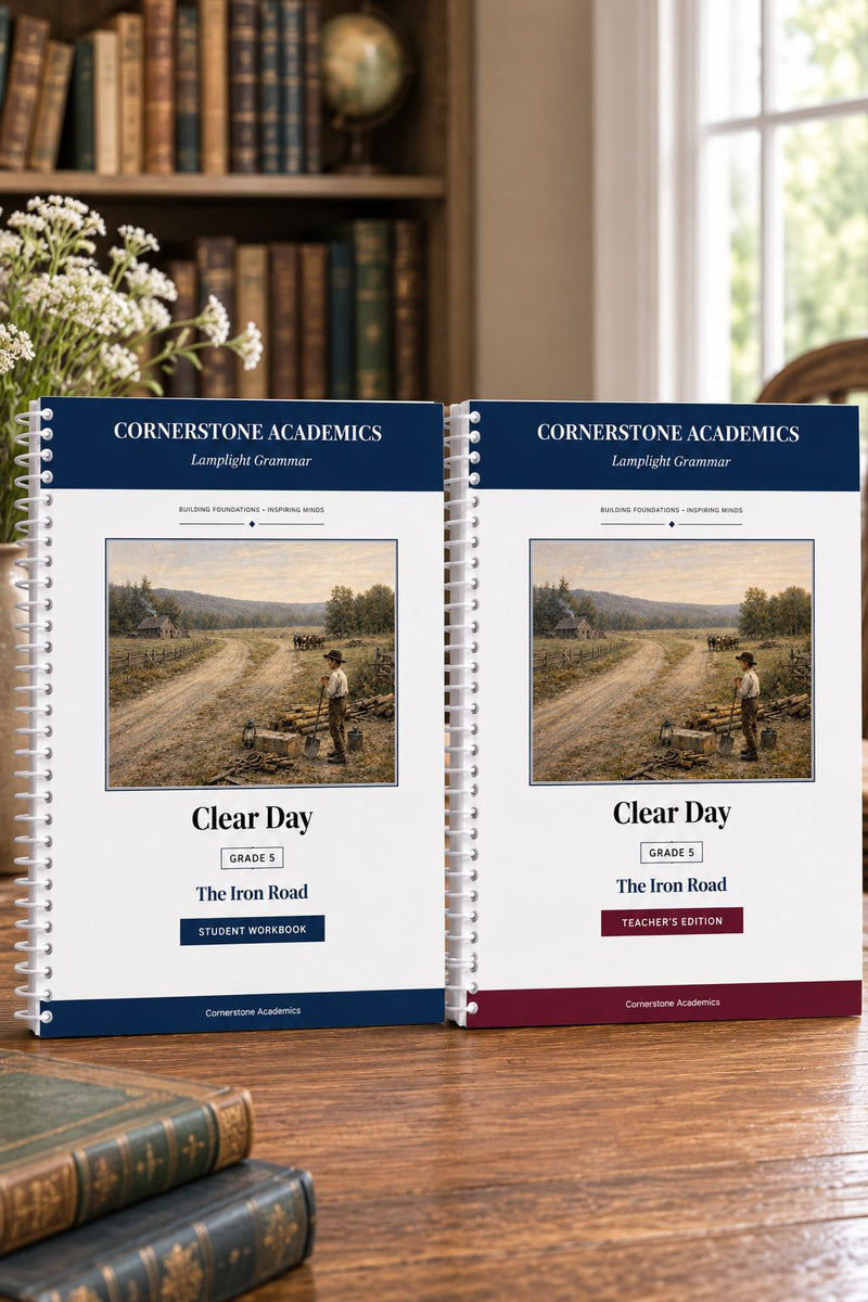 Front cover of Grade 5 Grammar Curriculum, a Grade 5 grammar curriculum from Cornerstone Academics