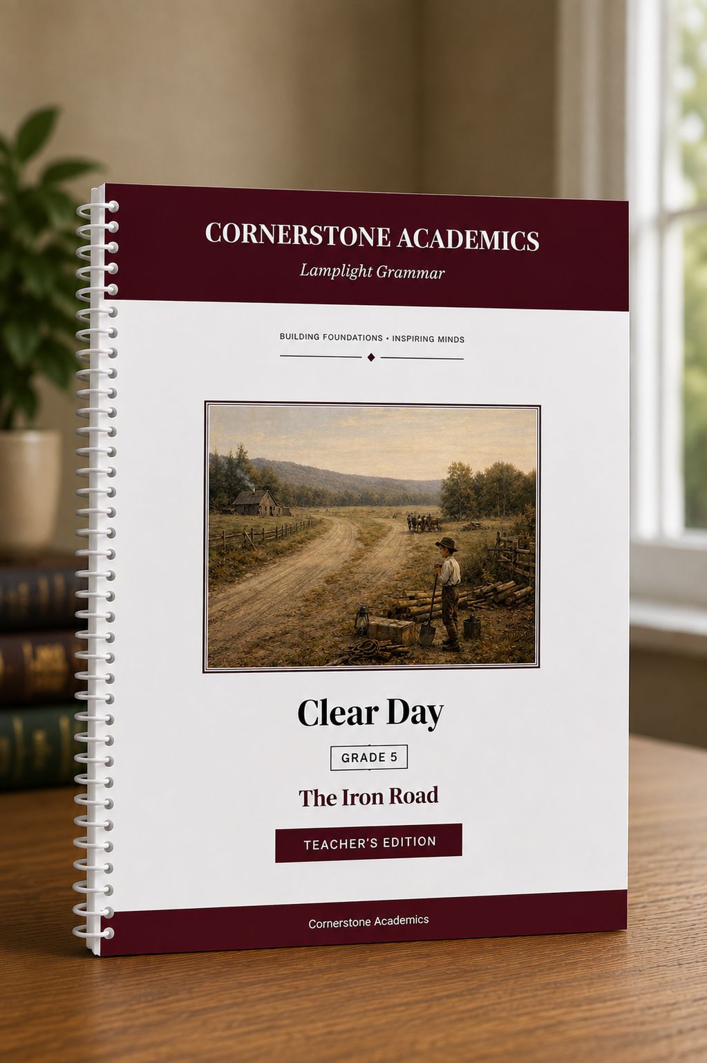 Front cover of Grade 5 Grammar, a Grade 5 grammar curriculum from Cornerstone Academics
